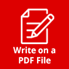 Write on a PDF File